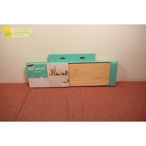 Pillowfort Wood Kids' Shelf with Metal Brackets Blue